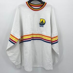 Disneyland Spirit Jersey Adult Size M (Medium) White Retro Look 1971 Long Sleeve